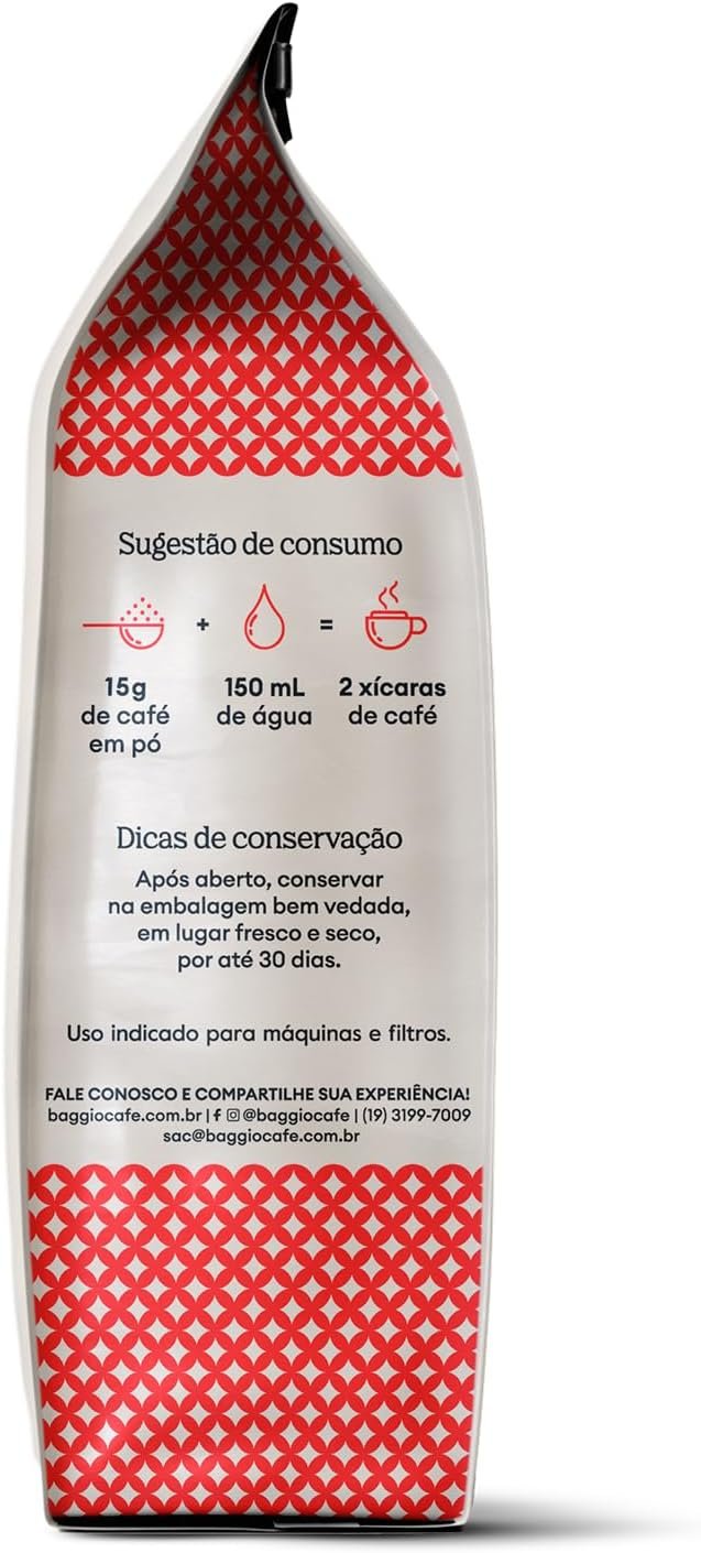 Baggio Café Café Torrado E Moído Aroma De Chocolate Com Avelã 250G - Image 3