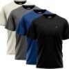 Kit 4 Camisas Dry-fit Sandrini Masculina Academia Treino Uv