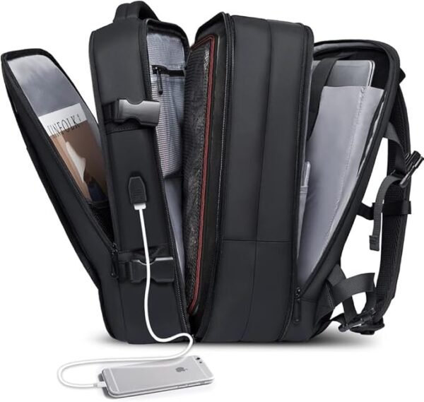 Romantic Crown Mochila de Viagem Expansivel Masculina Feminina, Mochila Para Notebook Executiva Impermeável Reforçada Cabo USB,Mochilas Trabalho Escola Viagens Presente