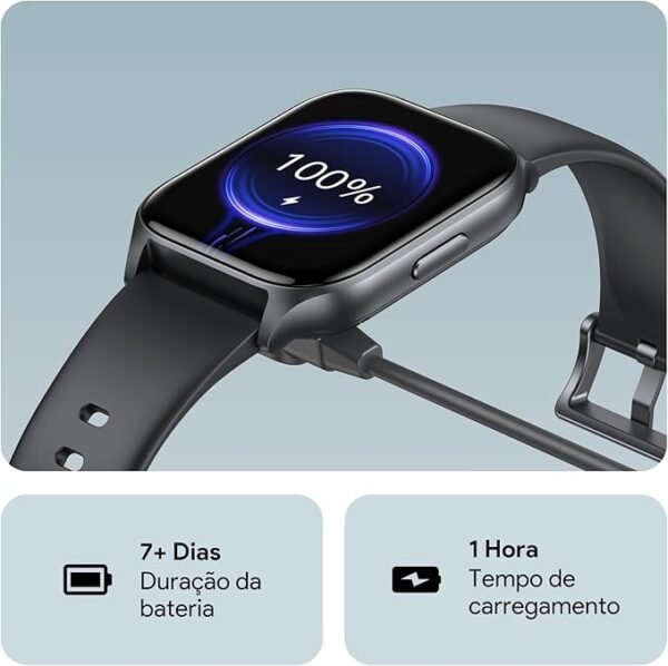 Relógio Inteligente Tranya ES10 1.83“ Tela HD Touch, IP68 à Prova d‘Água, Bateria de 7-10 Dias, Monitoramento Esportivo, Chamadas Bluetooth, Notificações, Smartwatch - Image 2