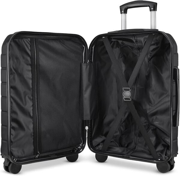 Mala de Viagem Bordo Cabine para 10Kg em fibra ABS Holysun! Turquia Preto - Image 3
