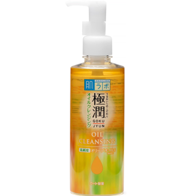 Gokujyun Oil Cleasing - Óleo Removedor de Maquiagem com Ácido Hialurônico 200ml, Hada Labo